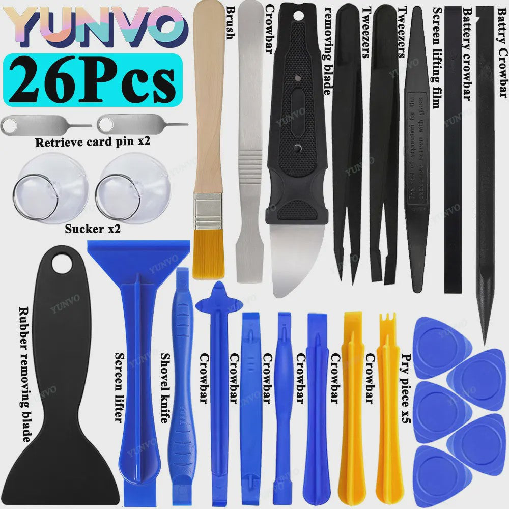 Professionele Reparatie Tool Kit voor Mobiele Telefoons - Precisie Schroevendraaiers & Openingsgereedschap