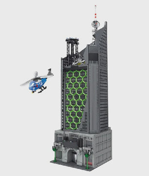 Oscorp Tower Bouwstenen Model Kit met Verlichting - 6375 Delen - Creatief Speelgoed