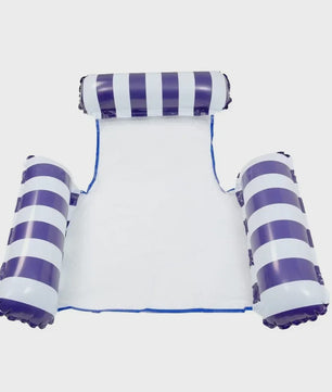 Opblaasbare Watermat & Relaxstoel met Rugleuning - Zomerse Zwembad & Vakantie Fun