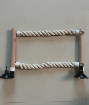 Vogel Speeltouw met Zuignap - Klimtouw, Schommel & Ladder voor Papegaaien en Vogels - Plezier & Verrijking