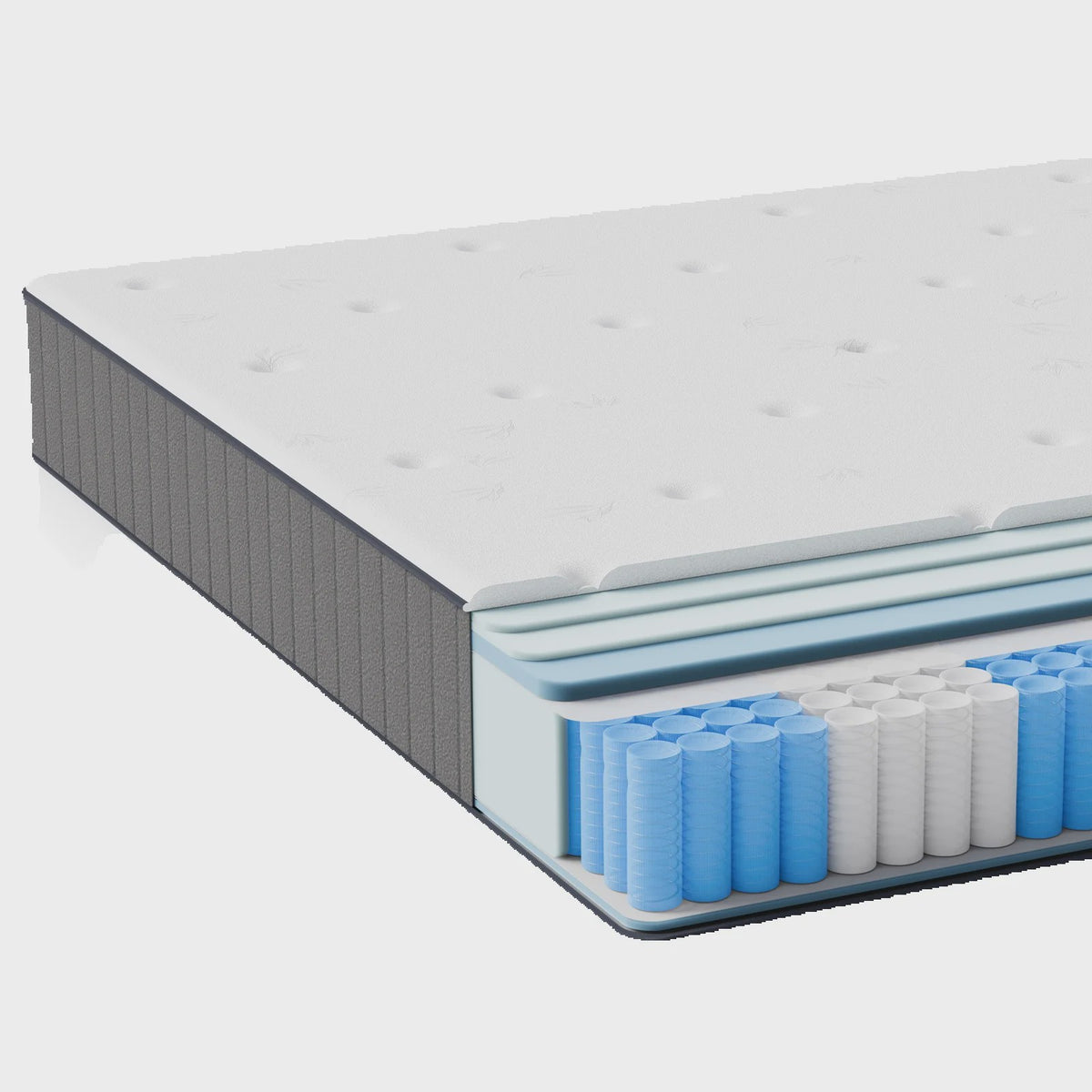 Luxe Pocketvering Matras 160x200cm H3 - 7 Zones, Diatomeeën Schuim & Orthopedische Steun