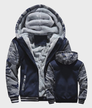 Warme Heren Winterjas met Fleece Voering en Capuchon - Casual Sportief Buitenjack