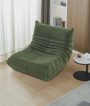 XXL Design Beanbag van Lamswol - Comfortabele Zitzak als Sofa, Fauteuil of Vloerkussen