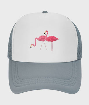 Unisex Petten met Flamingo Print - Ademend en Zonwerend