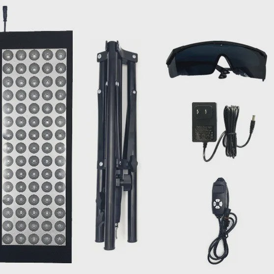 Roodlichttherapie Lamp met Verstelbare Stand - Dual Chip 660/850nm voor Pijnverlichting & Huidverzorging