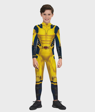 Deadpool & Wolverine Dual Cosplay Jumpsuit - Superhelden Outfit voor Kinderen & Volwassenen