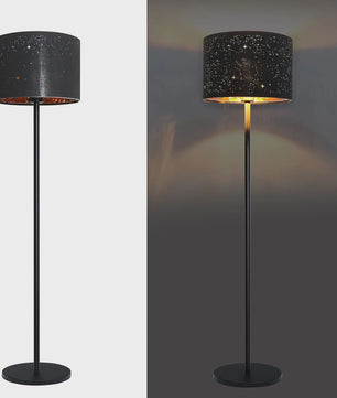 Moderne Sterren Design Vloerlamp - Zwart/Goud - 144cm - E27 Fitting