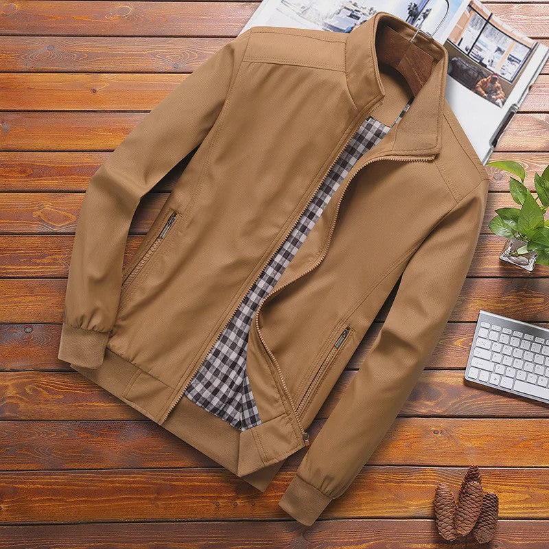 Herfst Lente Heren Bomberjack Casual Baseball Jacket - Stijlvol & Comfortabel