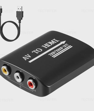 HD 1080P AV naar HDMI Converter voor Oude Consoles met USB Voeding