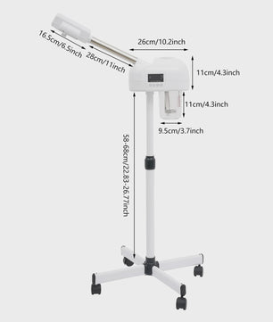 Professionele Gezichtsstoomer met Ozon & 600ml Tank - Salon & Spa Kwaliteit