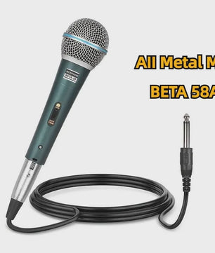 Professionele Bedrade Dynamische Microfoon voor PC, Karaoke, Gaming & Live Streaming