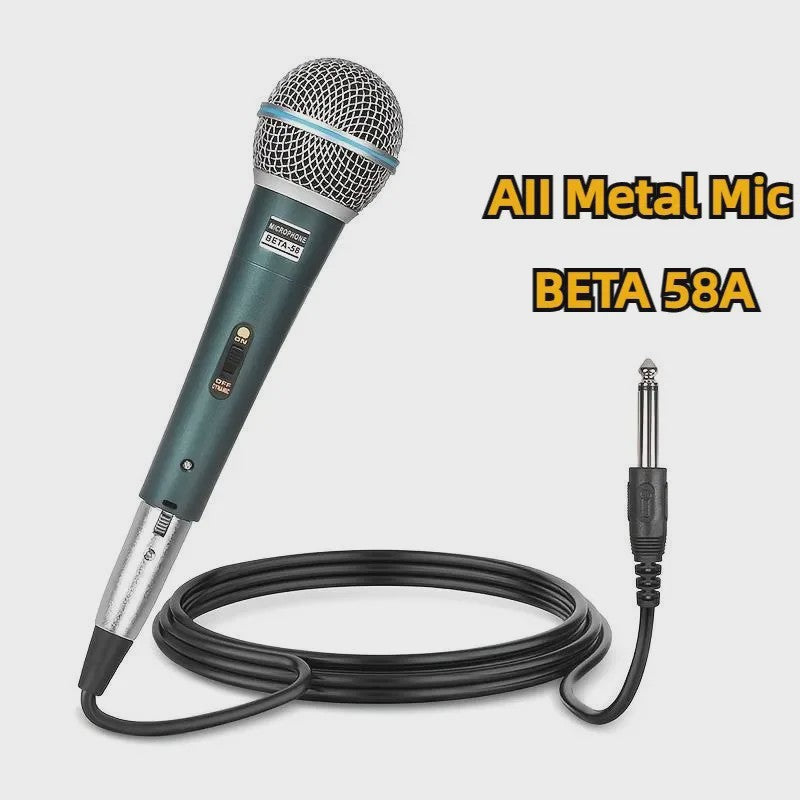 Professionele Bedrade Dynamische Microfoon voor PC, Karaoke, Gaming & Live Streaming