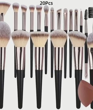 Professionele Make-up Kwasten Set - Zacht & Fluffy voor Foundation, Blush & meer