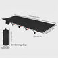 WESTTUNE Ultralichte Camping Cot - Draagbaar Opvouwbaar Kampeerbed van Aluminiumlegering