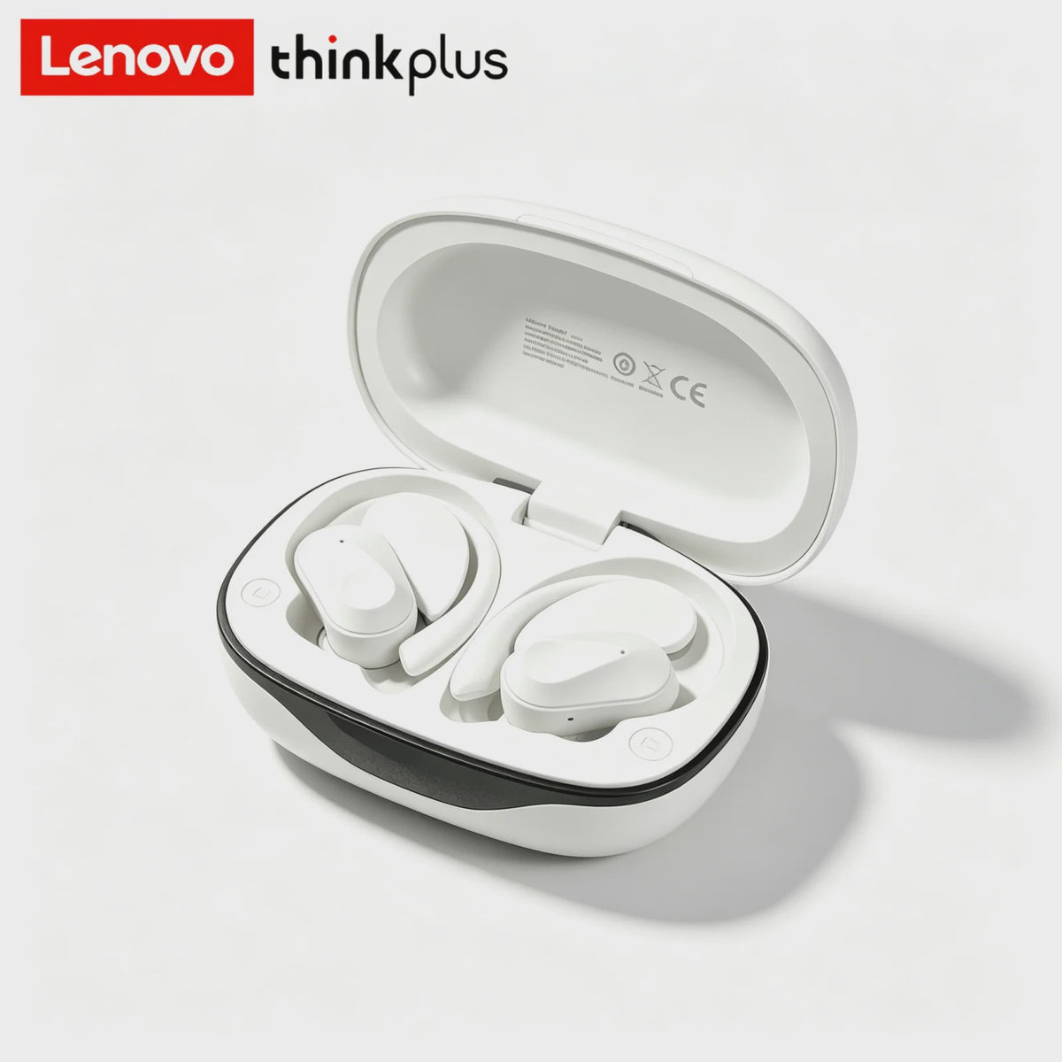 Lenovo LP75 Draadloze Oordopjes met Oorhaak - Sport, Bellen & Noise Cancelling