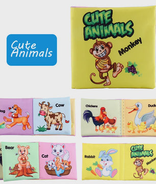 Zacht Stoffen Babyboek - Educatief & Interactief voor Baby's 0-12 Maanden