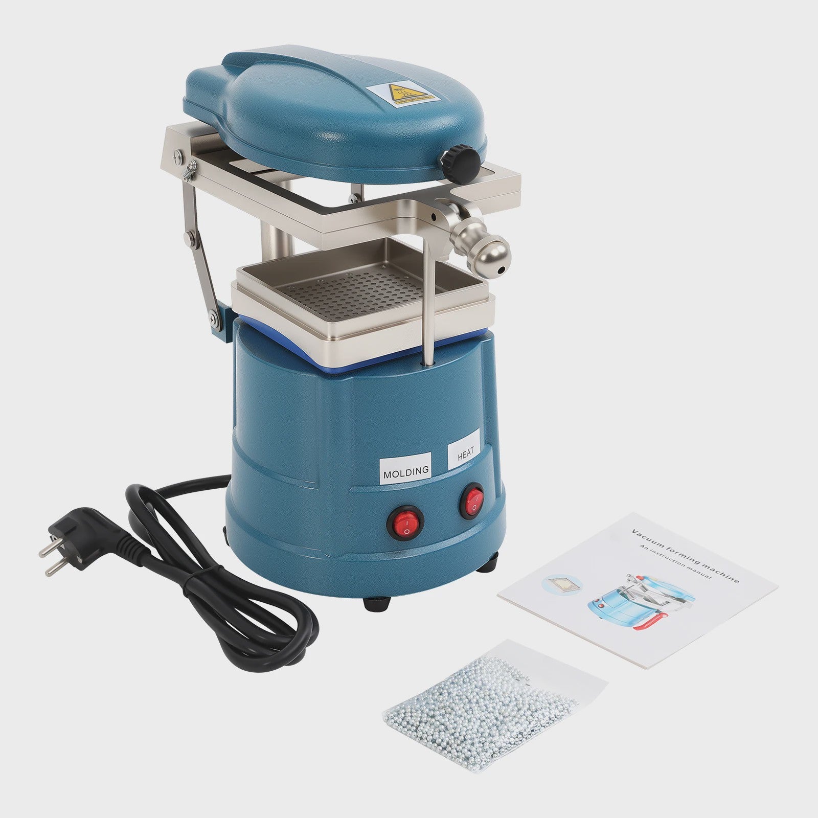 1000W Tandheelkundige Vacuümvormmachine met Staalballetjes