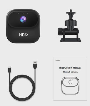 Ourlife A800 Mini WiFi Camera 1080P HD met Bewegingsdetectie en Magnetische Bevestiging