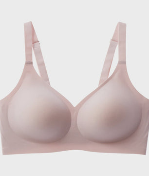 Comfortabele Draadloze BH met Diepe V-hals - Naadloze Push-Up voor Dagelijks Gebruik