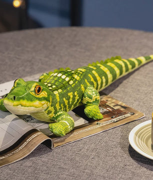 Realistische Krokodil Pluche Knuffel - Zacht Speelgoed & Decoratie