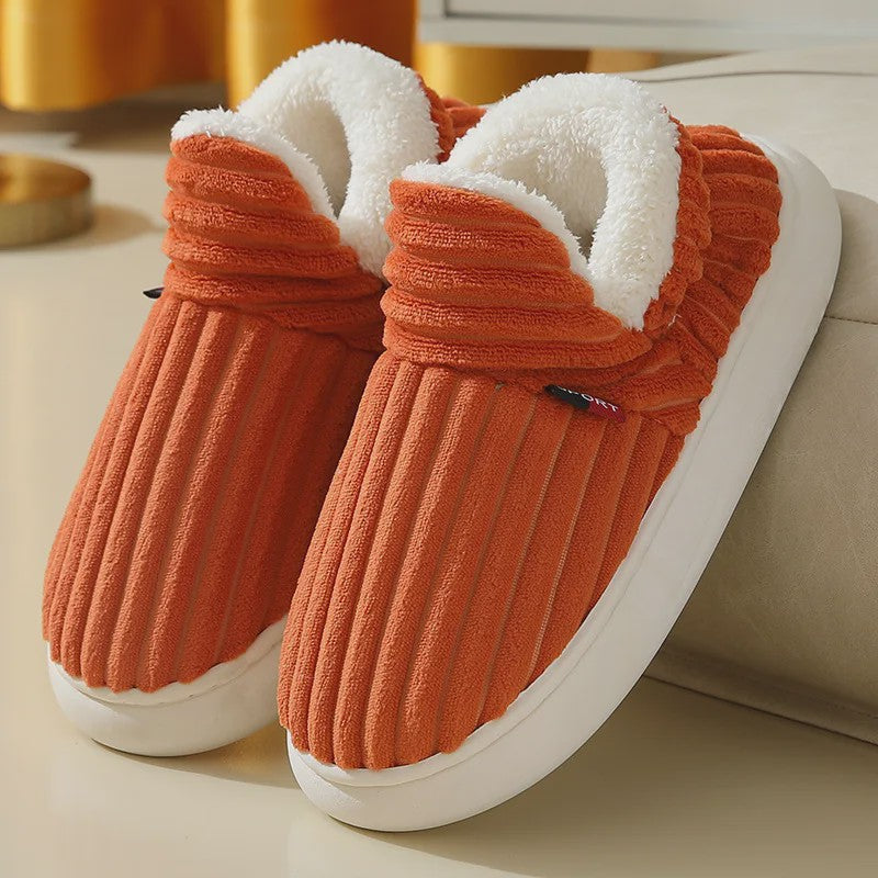 Herenslippers Winter Laarzen - Zachte Pluche & Katoen, Warm & Comfortabel voor Binnen