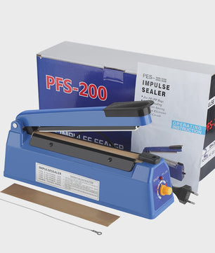 200mm Impuls Sealer: Professionele Hitteverzegelaar voor Voedsel, Plastic & Kraft Zakken