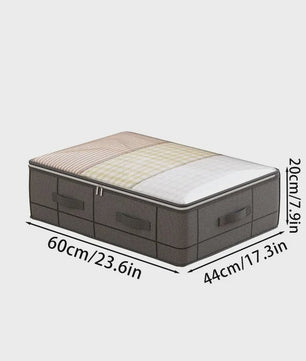 Opvouwbare Opbergbox Onder het Bed - Ruime Non-Woven Organizer voor Kleding & Dekens