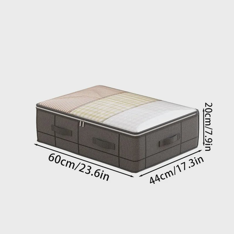 Opvouwbare Opbergbox Onder het Bed - Ruime Non-Woven Organizer voor Kleding & Dekens
