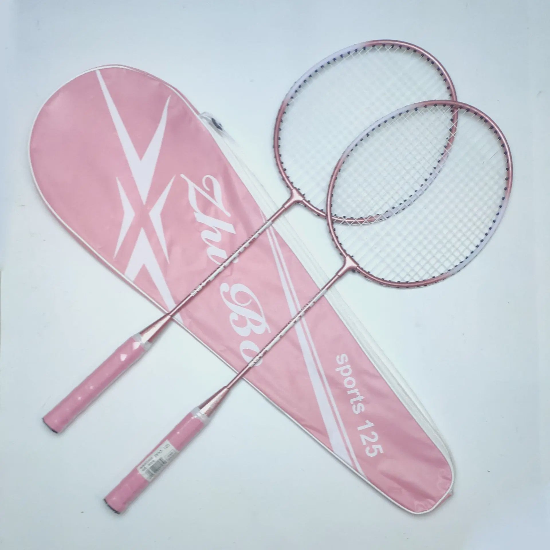 Duurzame Badminton Rackets Set - Iron Alloy Frame, Ideaal voor Beginners & Fitness