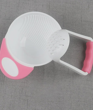 Baby Voedselbereidingsset: Handmatige Puree Maker & Rasp Kom