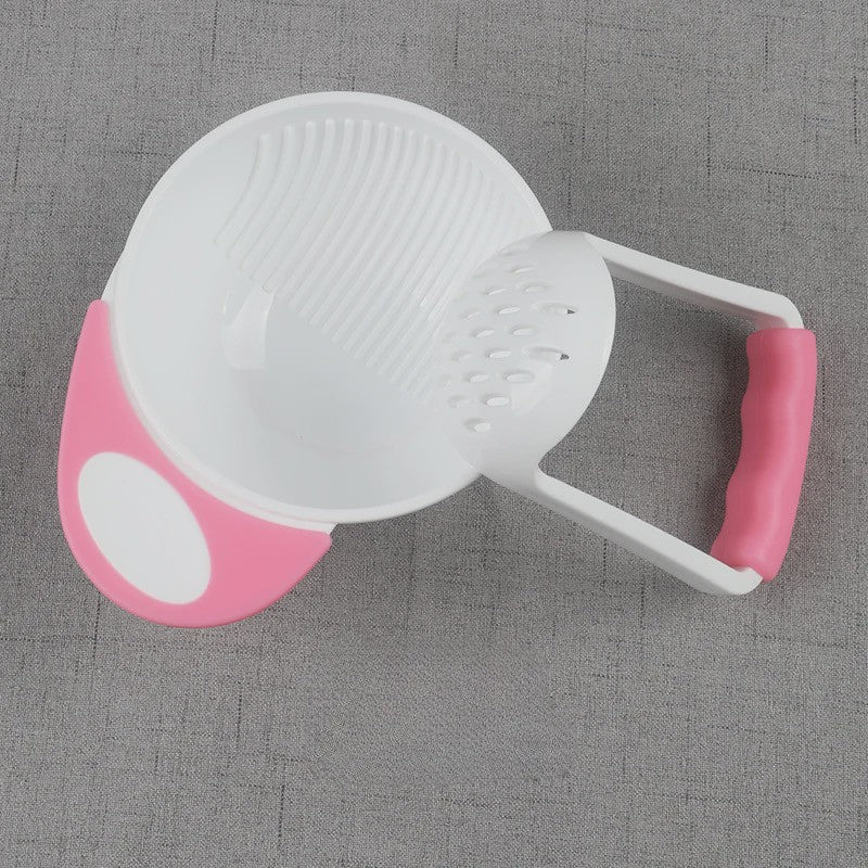 Baby Voedselbereidingsset: Handmatige Puree Maker & Rasp Kom