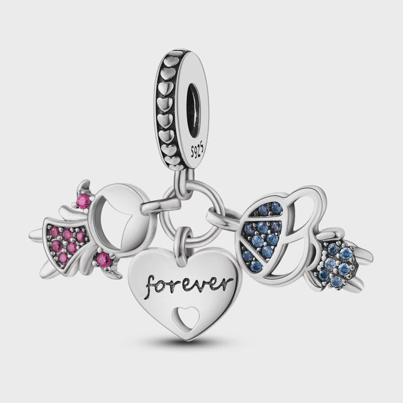 925 Zilveren Bedel - Mode Hanger voor Dames Armbanden
