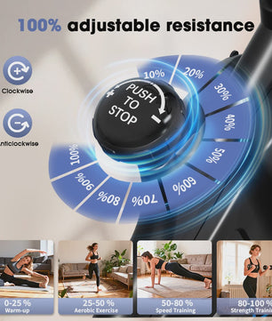 Indoor Hometrainer Fiets met 12KG Vliegwiel, 100 Niveaus Weerstand & Display