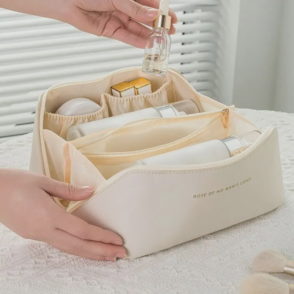 Luxe Make-up Organizer Tas voor Dames - Ruim en Praktisch voor Reizen