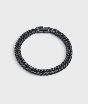 Stoere RVS Dubbele Riem Armband met Magnetische Sluiting - Visgraat Patroon