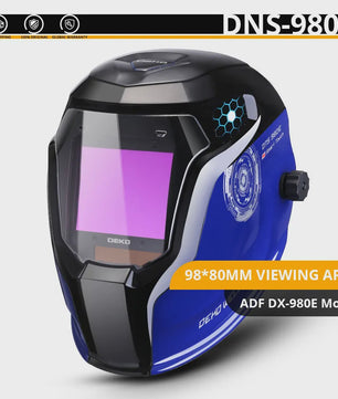 DEKO Automatisch Donkere Lashelm met Solar Power, Verstelbare Schaduw 9-13 en Vervangbare Batterij voor TIG MIG MMA