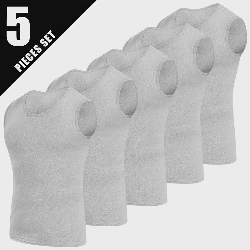 Heren Mouwloze Tanktop van Katoen - Slim Fit, Ademend en Comfortabel