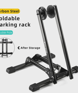 WEST BIKING Opvouwbare Fiets Parkeerstandaard - Carbon Staal