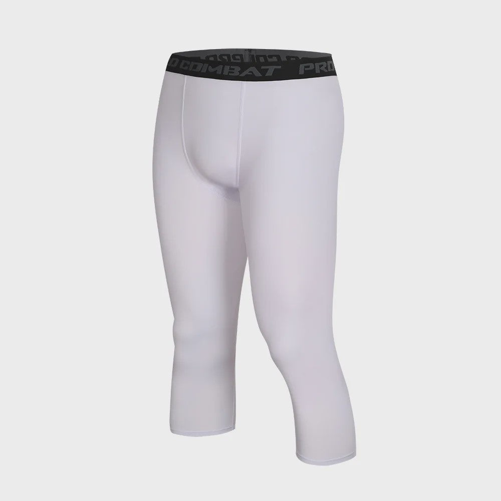 Heren Compressie Sportlegging Shorts - Sneldrogend & Stretch voor Fitness, Hardlopen, Basketbal Training