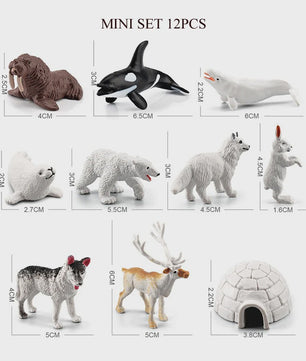 Mini Dieren Figuren Set: Oceaan & Zeeleven Speelgoed voor Kinderen