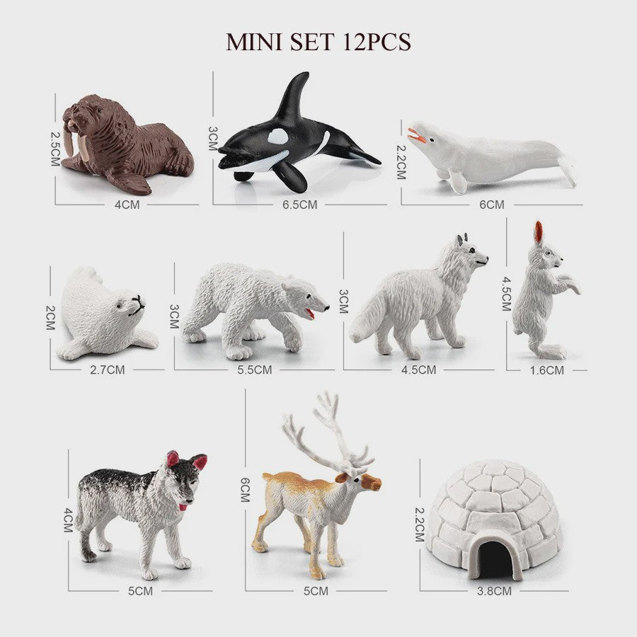 Mini Dieren Figuren Set: Oceaan & Zeeleven Speelgoed voor Kinderen