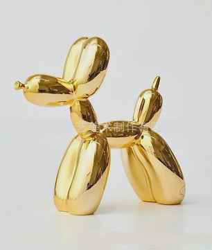 Glanzende Ballonhond Sculptuur - Stijlvolle Decoratie voor Huis & Kantoor