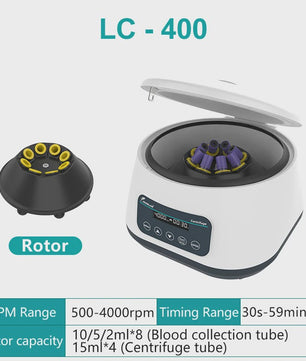 JOANLAB Digitale Laboratorium Centrifuge voor PRP en Bloedbuizen (500-4000rpm)