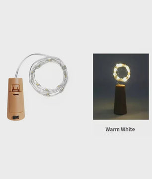 Fleskurk LED Snoerlichtjes - Sfeerverlichting voor Fles, Kerst, Feest & Decoratie