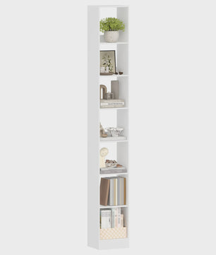 Strakke 7-laags Boekenkast - Open Kubus Opbergrek voor Woonkamer, Kantoor, Slaapkamer