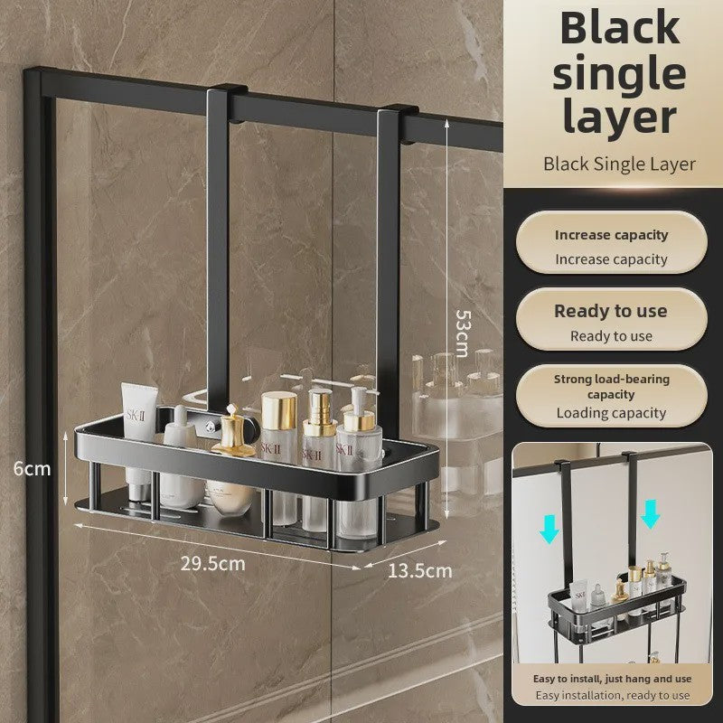 Douche Opbergrek 2-Laags Zonder Boren - Wandmontage Organizer