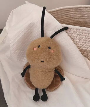 Grappige Kakkerlak Knuffel - Schattig Pluche Speelgoed Cadeau & Hanger