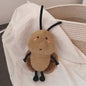 Grappige Kakkerlak Knuffel - Schattig Pluche Speelgoed Cadeau & Hanger