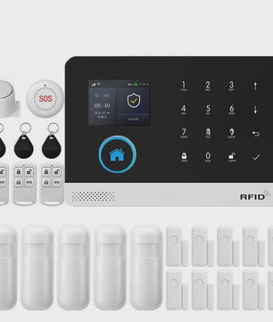 Slim Beveiligingssysteem voor Thuis: WIFI/GSM Alarm met Deur- en Bewegingssensoren, Tuya & Alexa Compatibel