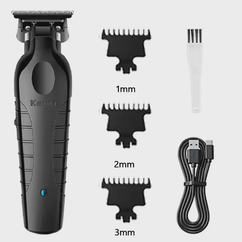 Kemei Professionele Draadloze Baardtrimmer & Tondeuse KM-2296/KM-2299/KM-1102